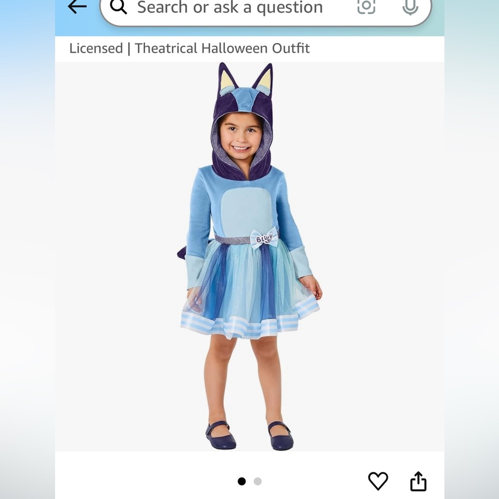 Blue and Purple Halloween Storybook Costume